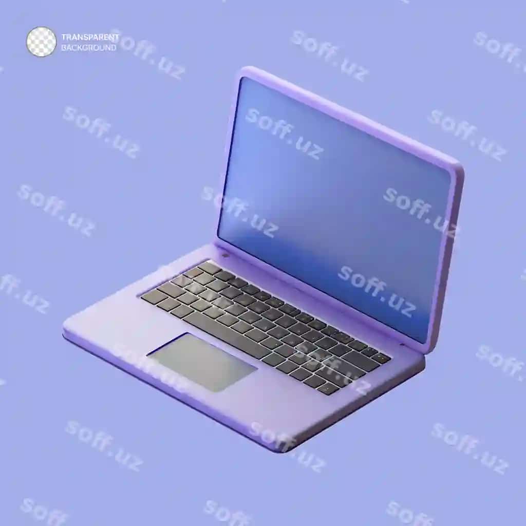 3d binafotli laptop macbook | 3d purple laptop macbook