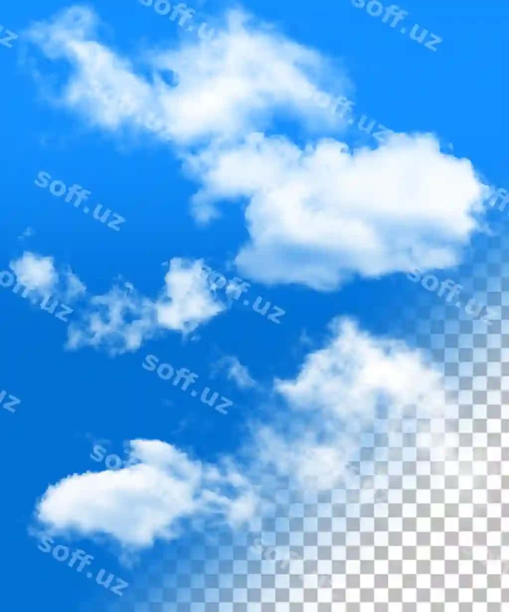 Psd shaffof png bulut 3d renderi | Psd transparent png cloud 3d rendre