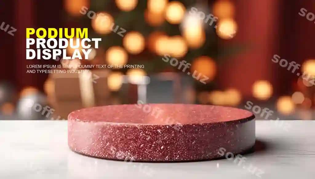 Minimal podium mahsulot namoyishi bosqich namoyishi mockup mahsulotni ko'rsatish | Minimal podium product display stage display mockup show product