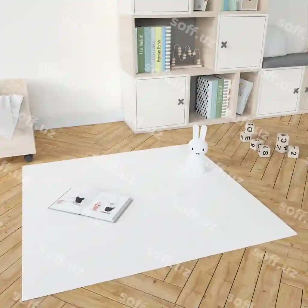Bola xonasi oq g'ilam bilan | Kid s room with white carpet