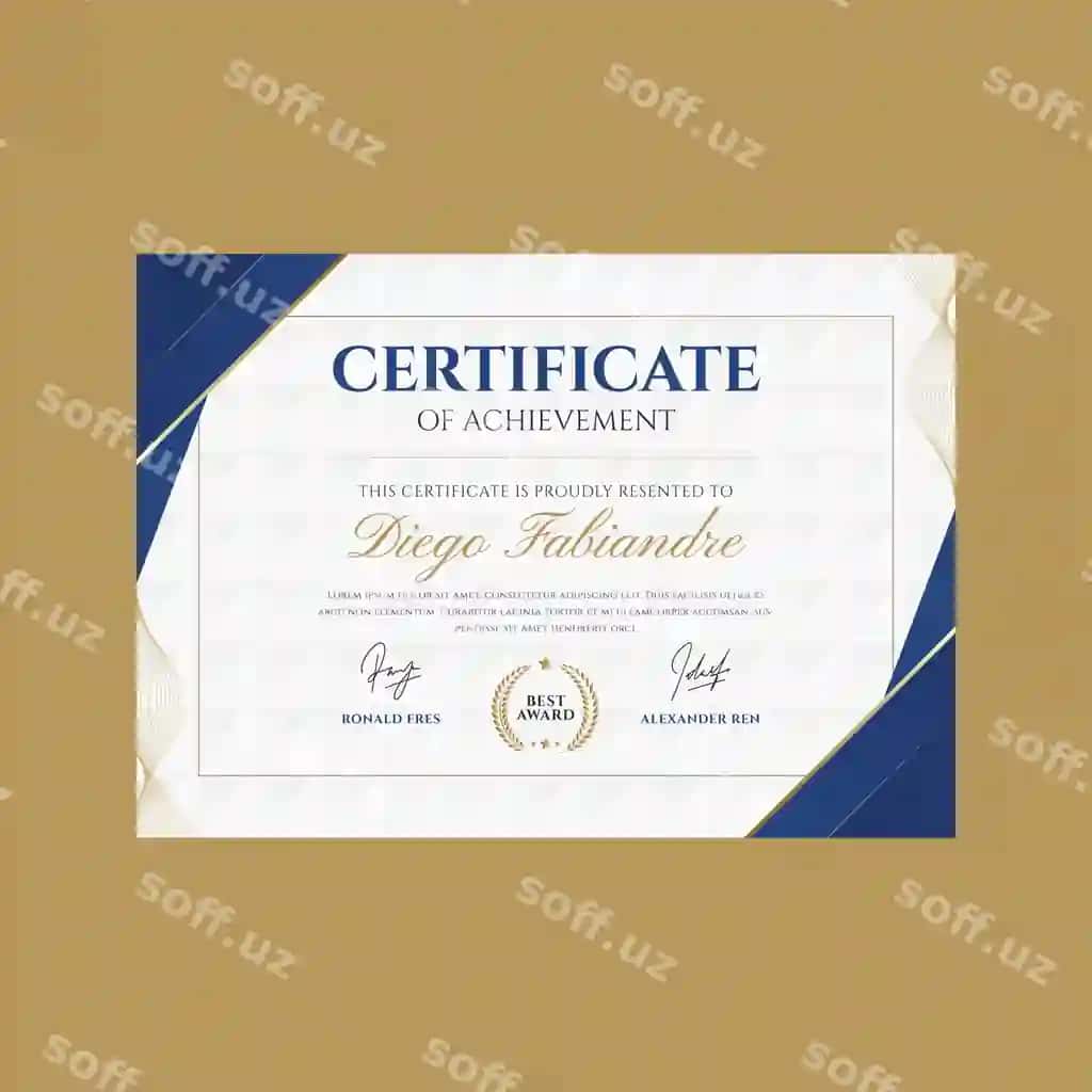 Sertifikat takdir shabloni dizayni | Certificate appreciation template design