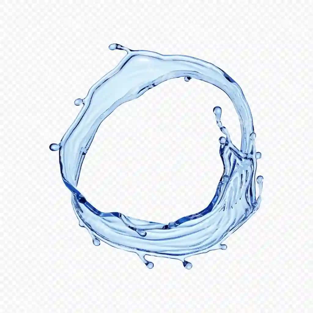 Su zarqalmasi shaffof ajraltirilgan | Water splash transparent isolated