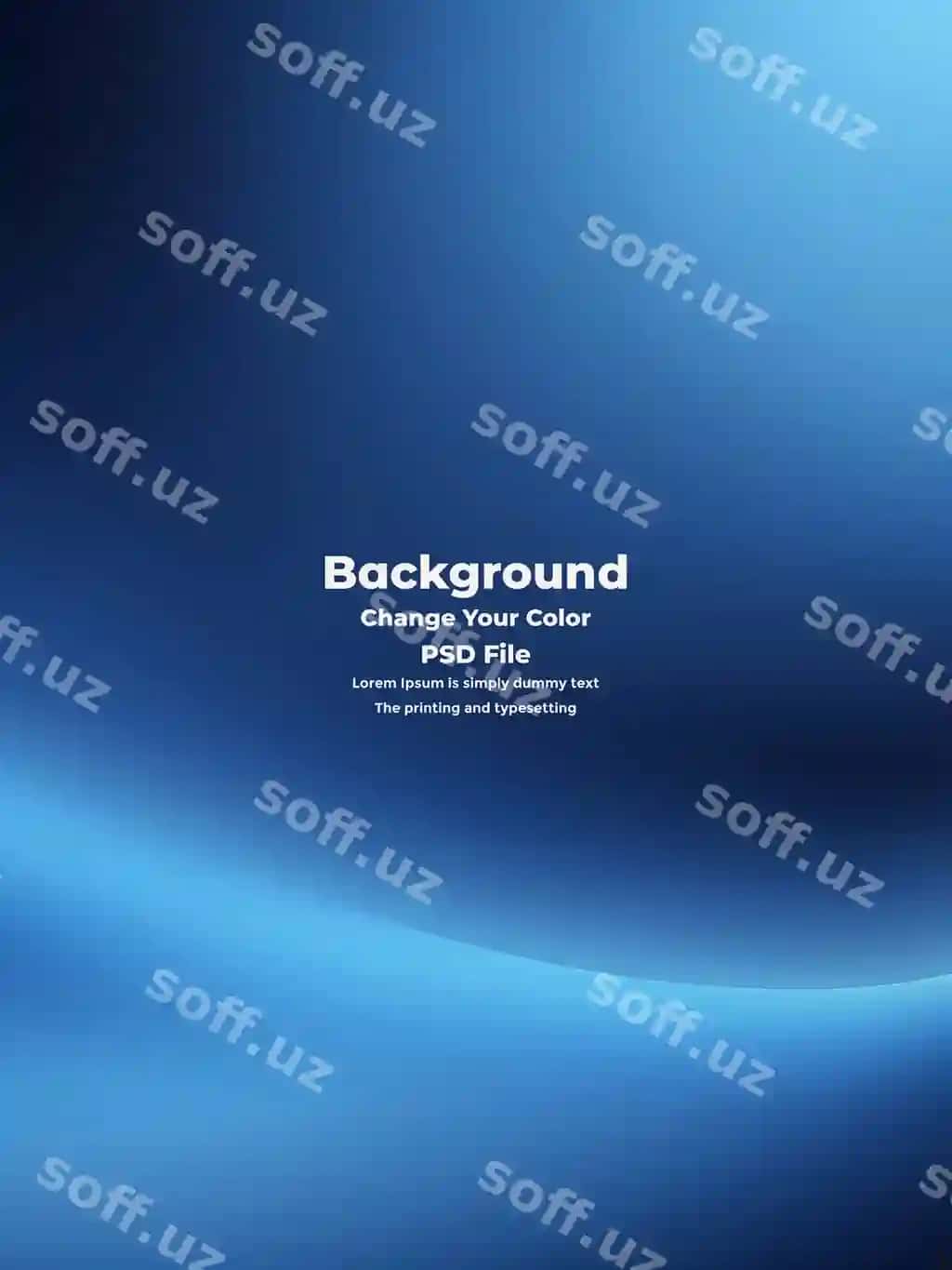 Psd anqari ko'k gradient orqa fonda bo'sh ko'k tekstura | Psd abstract blue gradient background empty blue texture