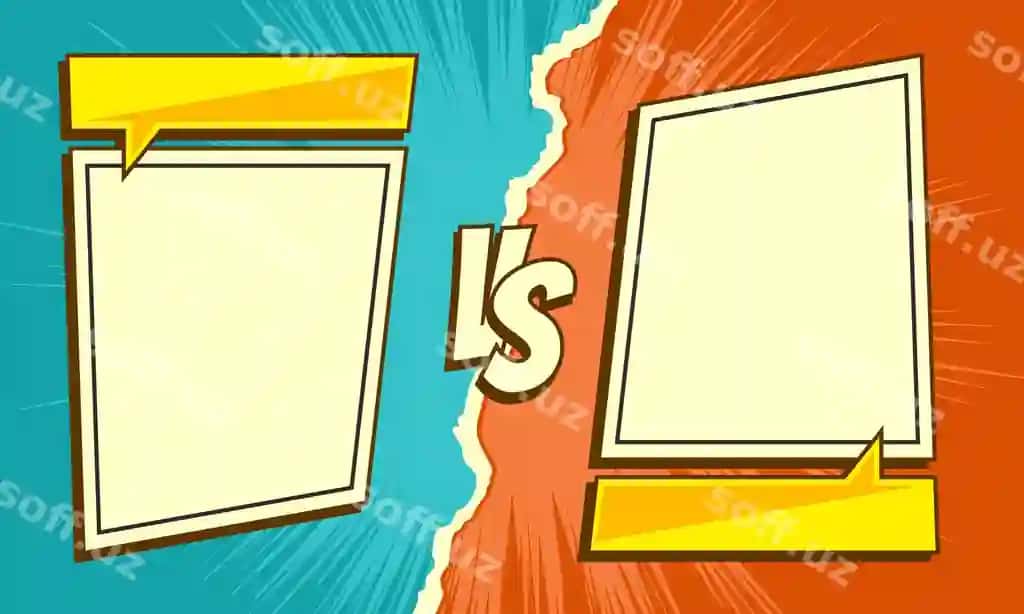 Komiks kontragenti panel faza shablon orqa foni | Comic versus panel with space template background