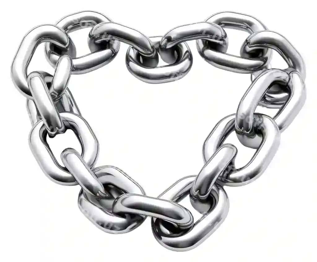 Png yurak zanjir sohibi kumush | Png heart chain jewelry silver