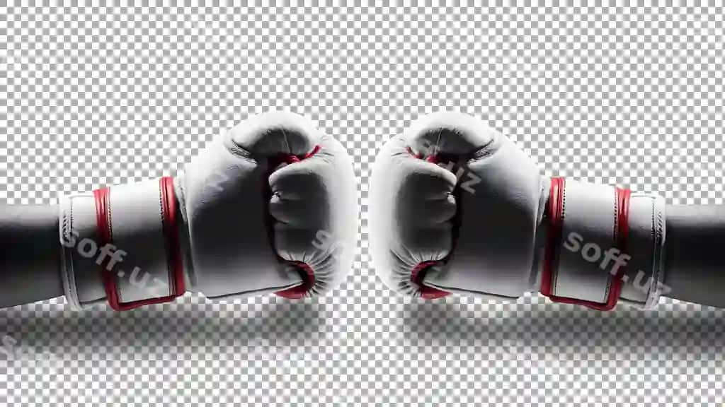 Qizil qora orqa fondagi boks qo'llari juftligi | Pair boxing gloves with red black background