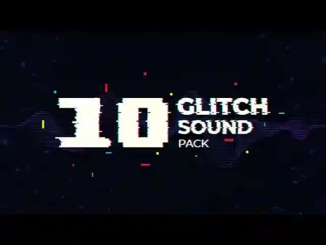 Glitch Sound Effect for video editing