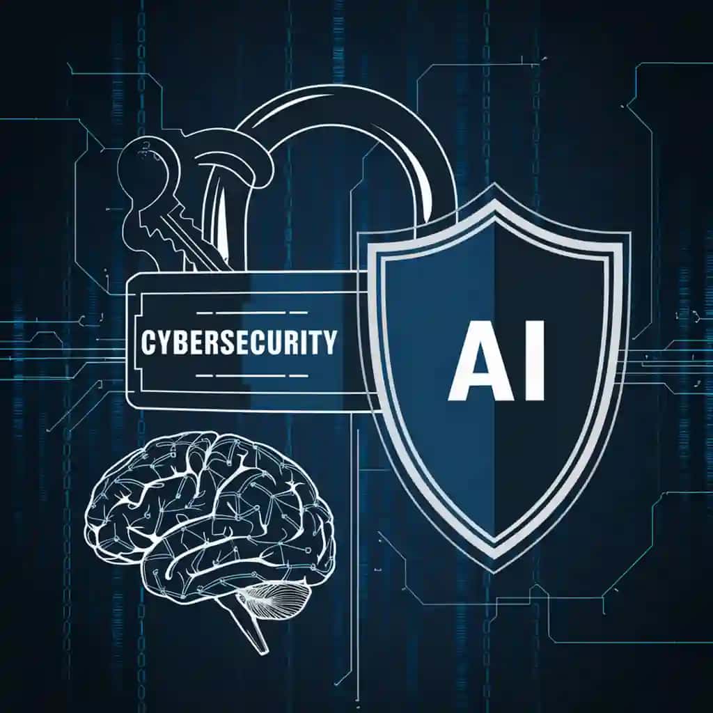 Kiber texnologiya yozilgan ko'k qora plakat | Blue black poster that says cyber technology