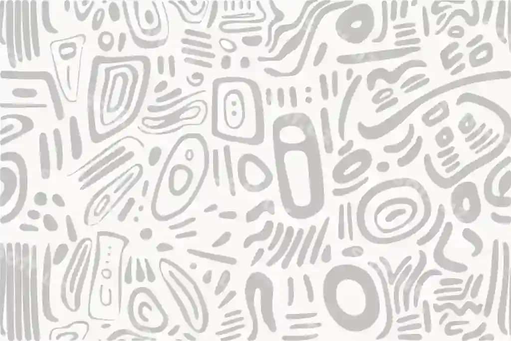 Jigarrang chizilgan chiziqlar organik shakllar foni | Gray line drawings organic shapes background