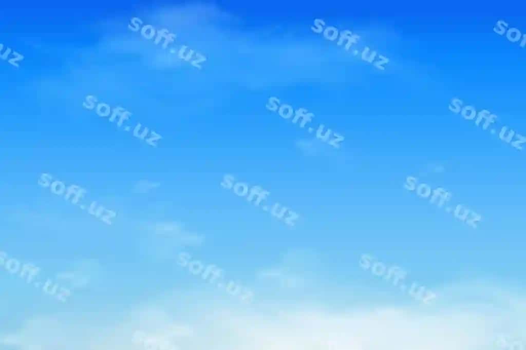 Yumshoq ko'k osmon qulluq bulutlar | Soft blue sky fluffy clouds
