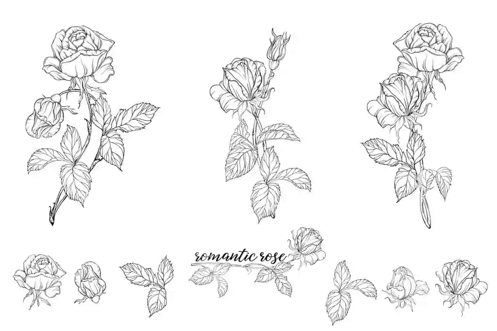Gulbahor gullari bilan gul tuzilmalarini joylash | Set flower compositions with rose flowers