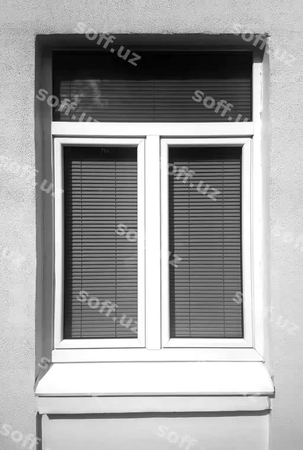 Vertikal qora‑oq yopiq deraza foni | Vertical black white closed window background