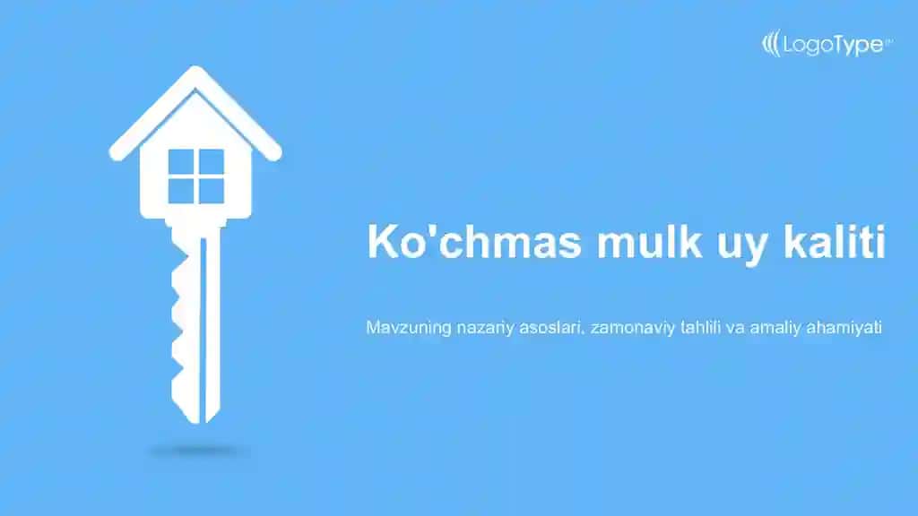 Ko'chmas mulk uy kaliti Taqdimoti (34 Slayd)