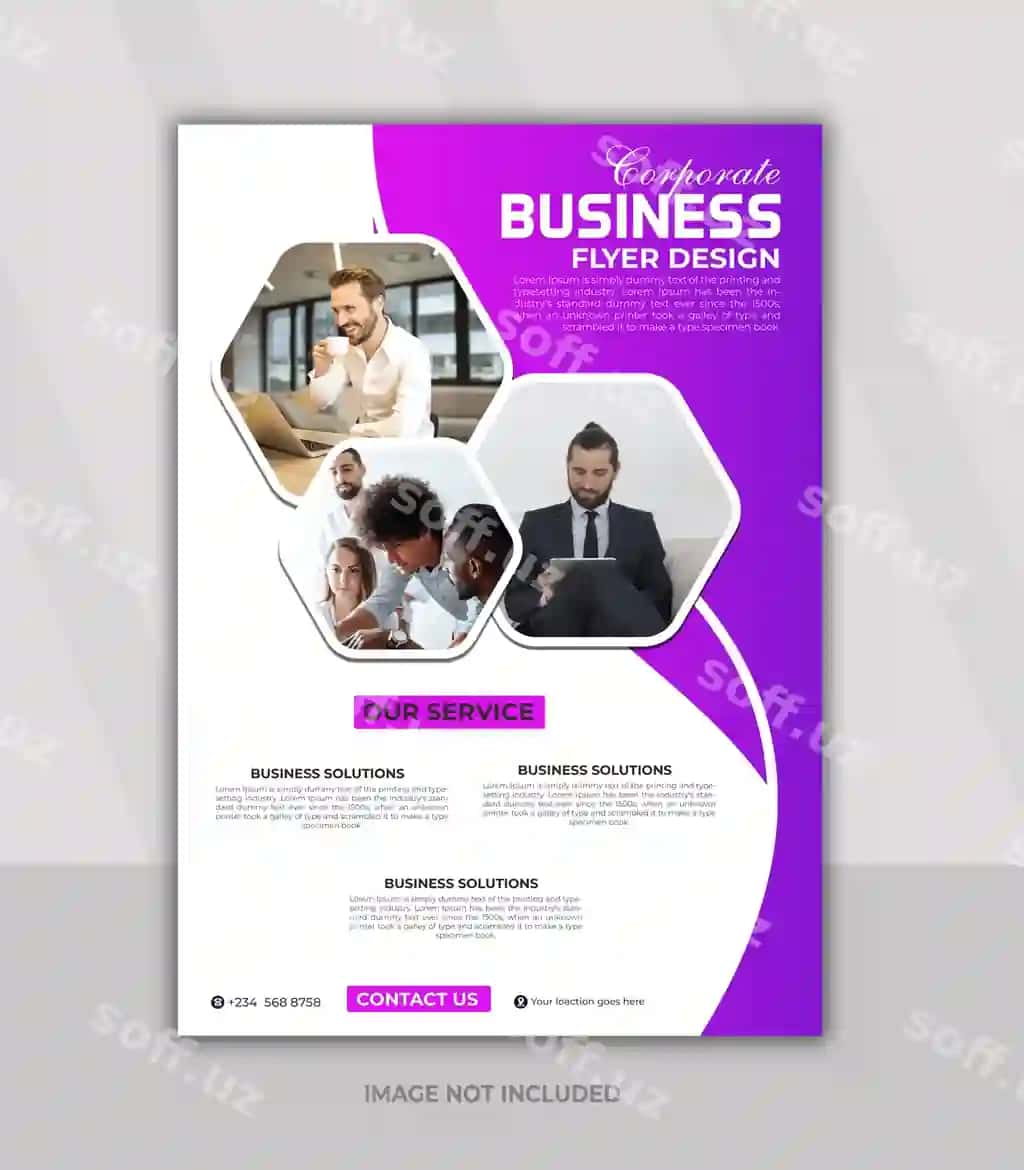 Korporativ biznes flyer dizayni | Corporate business flyer design