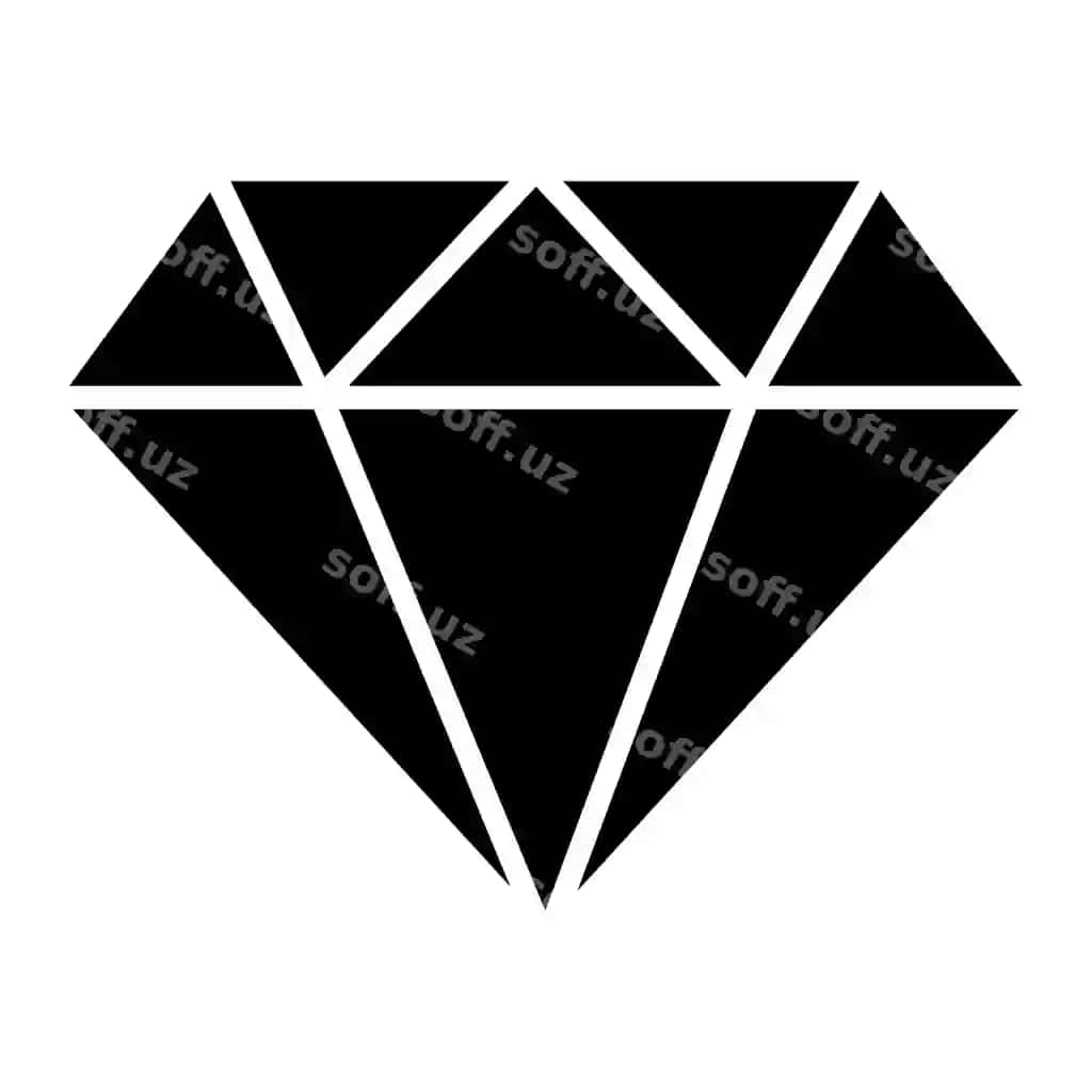 Diamond vektor illustratsiyasi | Diamond vector illustration