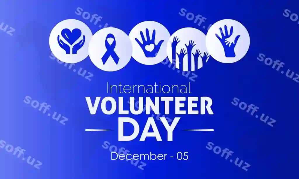 Vektor illustratsiya dizayn kontseptsiyasi, xalqaro ko'ngilli kuni o'tkazilgan | Vector illustration design concept international volunteer day observed