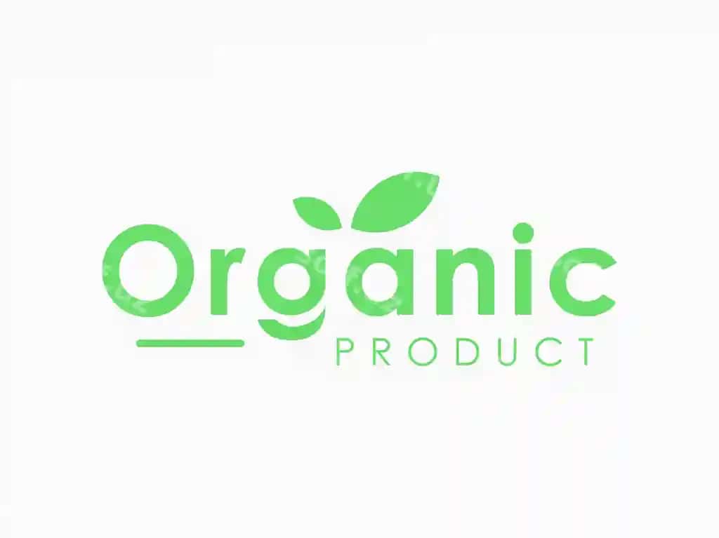 Organik logotip shabloni oddiy yaproqlar bilan | Organic logo template with simple leaves