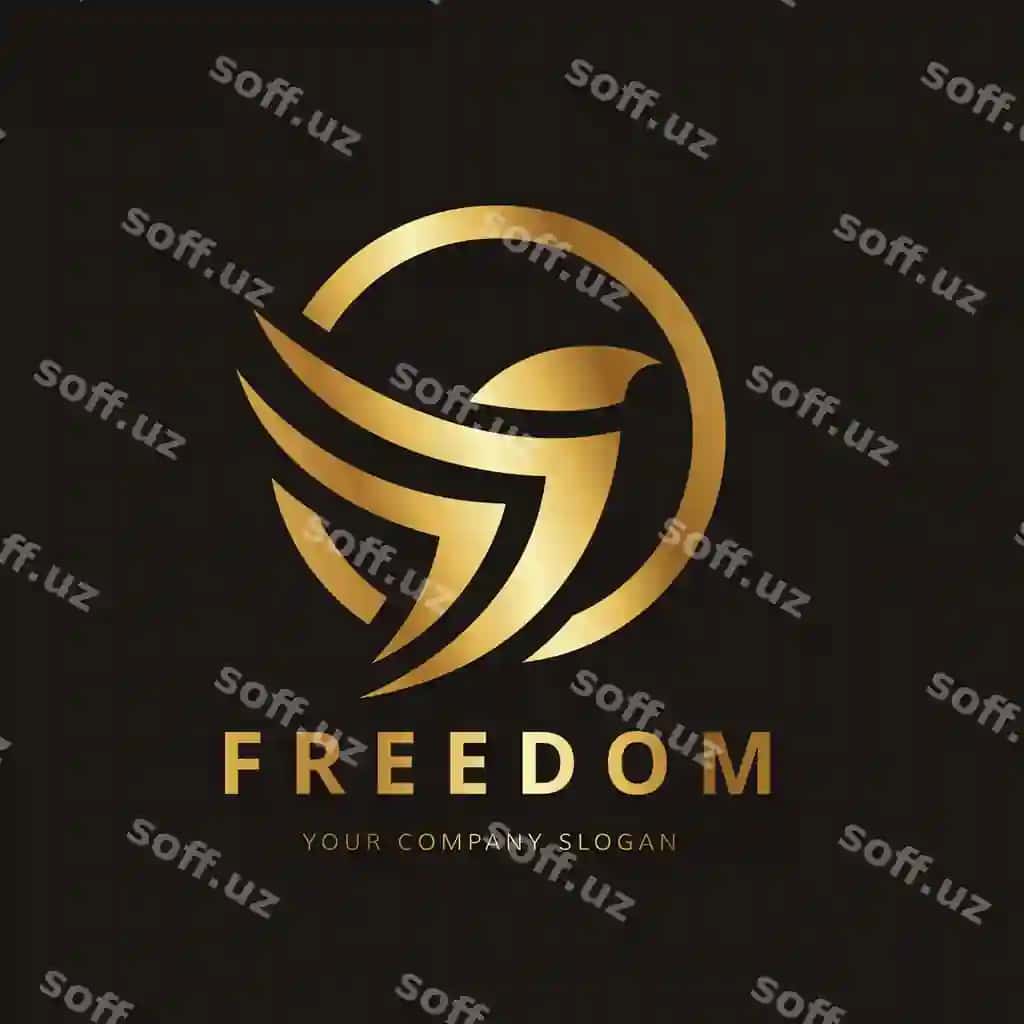 Oltin qush logotipi dizayni | Golden bird logo design