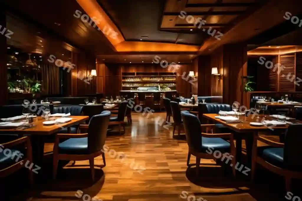 Hasharotli restoran me'morchilik me'baaj bino | Luxurious restaurant architecture furniture building