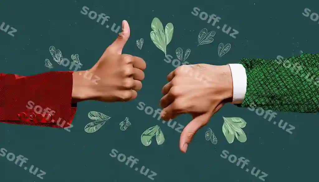 Ikki qo'l yashil bargni ko'rsatgan, "it" so'zi bilan | Two hands pointing green leaf with word it