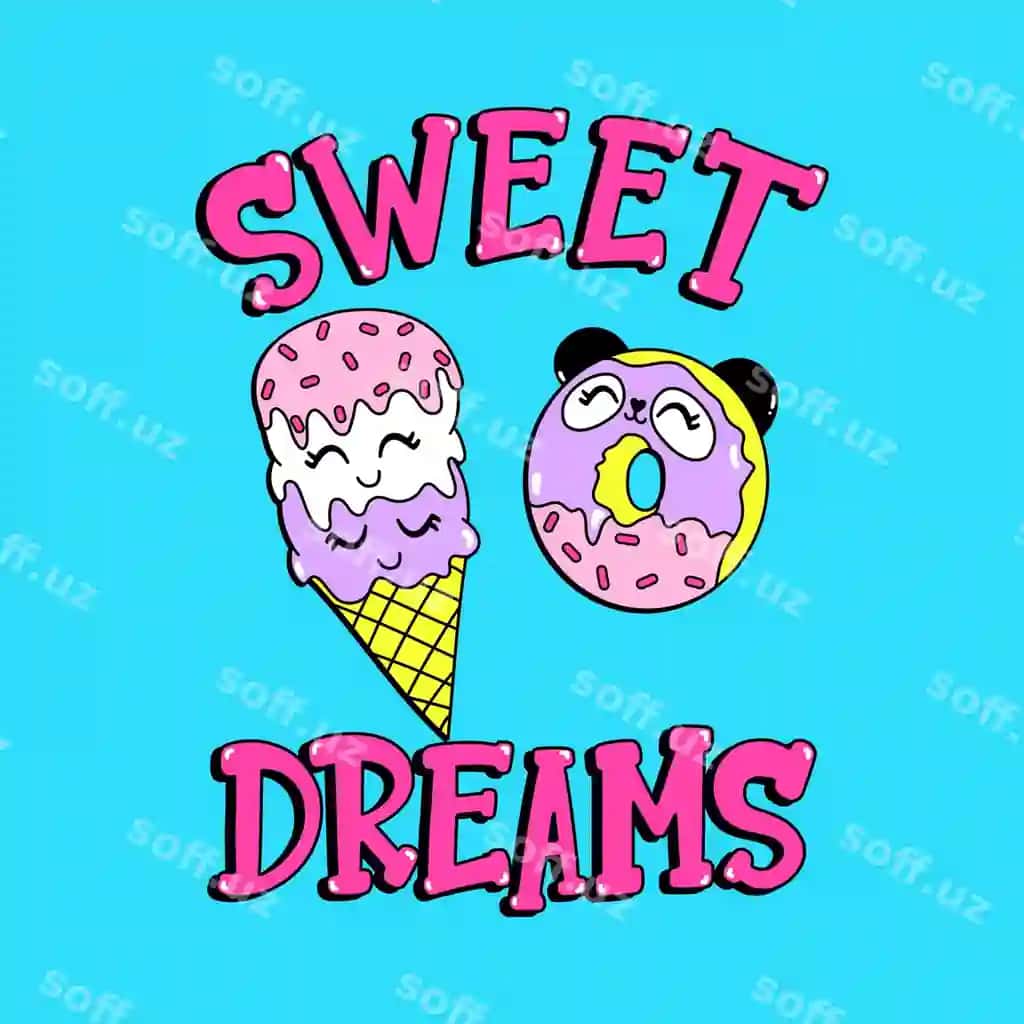 Shirin orollar panda donut muzqaymoq bilan | Sweet dreams with panda donut ice cream