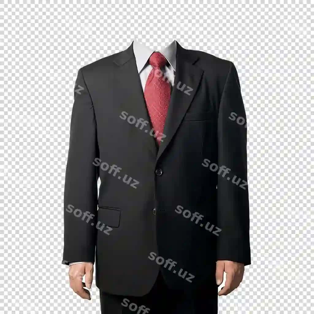 Shaffof fonda boshsiz erkaklar kostyumi | Mens suit without head transparent background