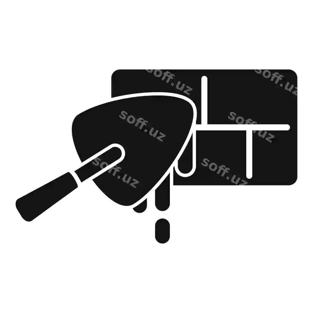 Oyna tozalash ikonasi chilinti bilan | Window cleaning icon with squeegee