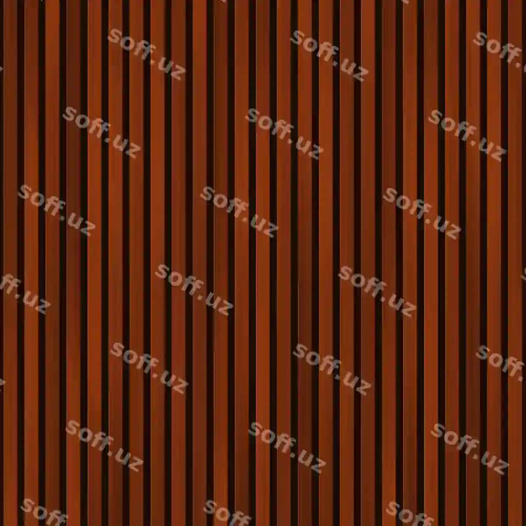 Vector yog'och paneli bezatilgan devor realistik yog'ochli qora qahvara rangli vertikal | Vector wood panel decorated wall realistic wooden dark brown vertical