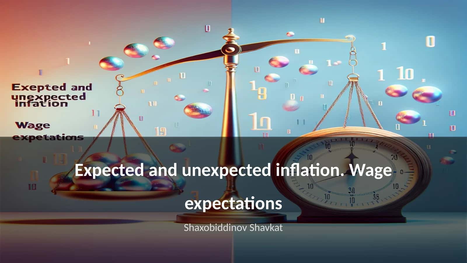Expected and unexpected inflation. Wage expectations