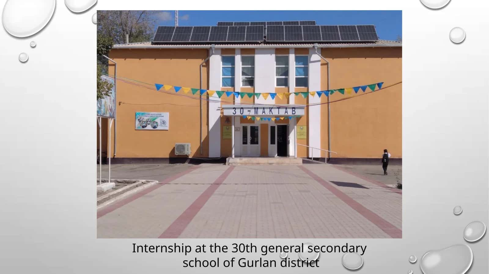 Autumn Internship at the 30th General Secondary School