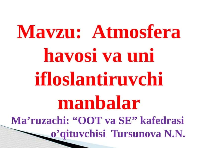 Atmosfera havosi