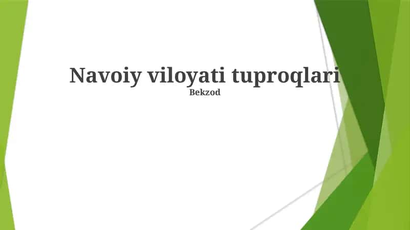 Navoiy viloyati tuproqlari