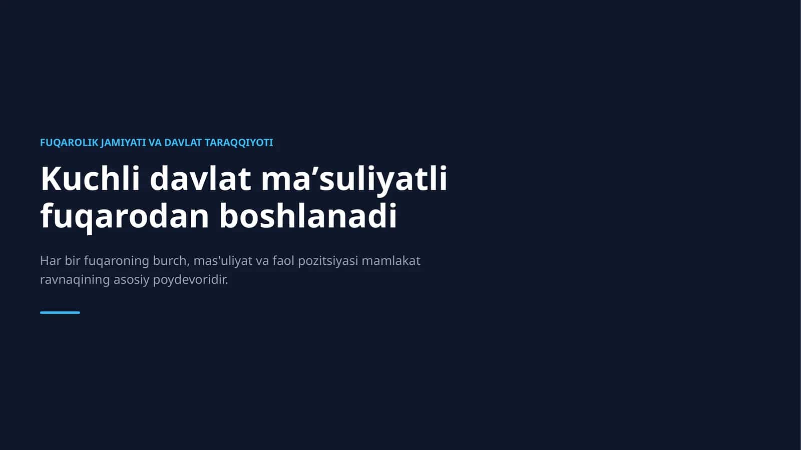 FUQAROLIK JAMIYATI VA DAVLAT TARAQQIYOTI