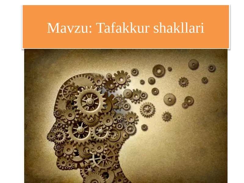 Tafakkur shakllari