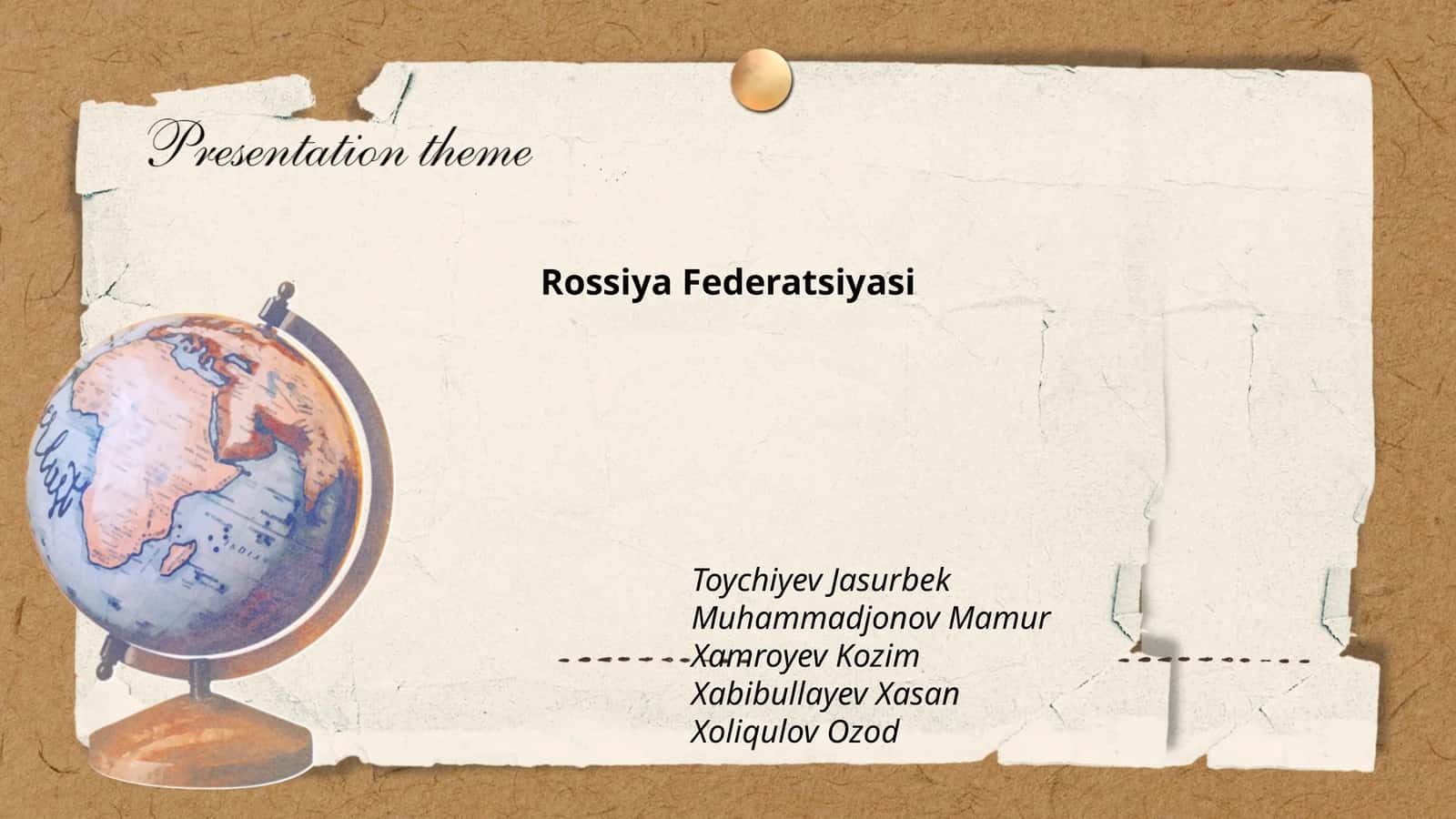Rossiya Federatsiyasi Geografiyasi