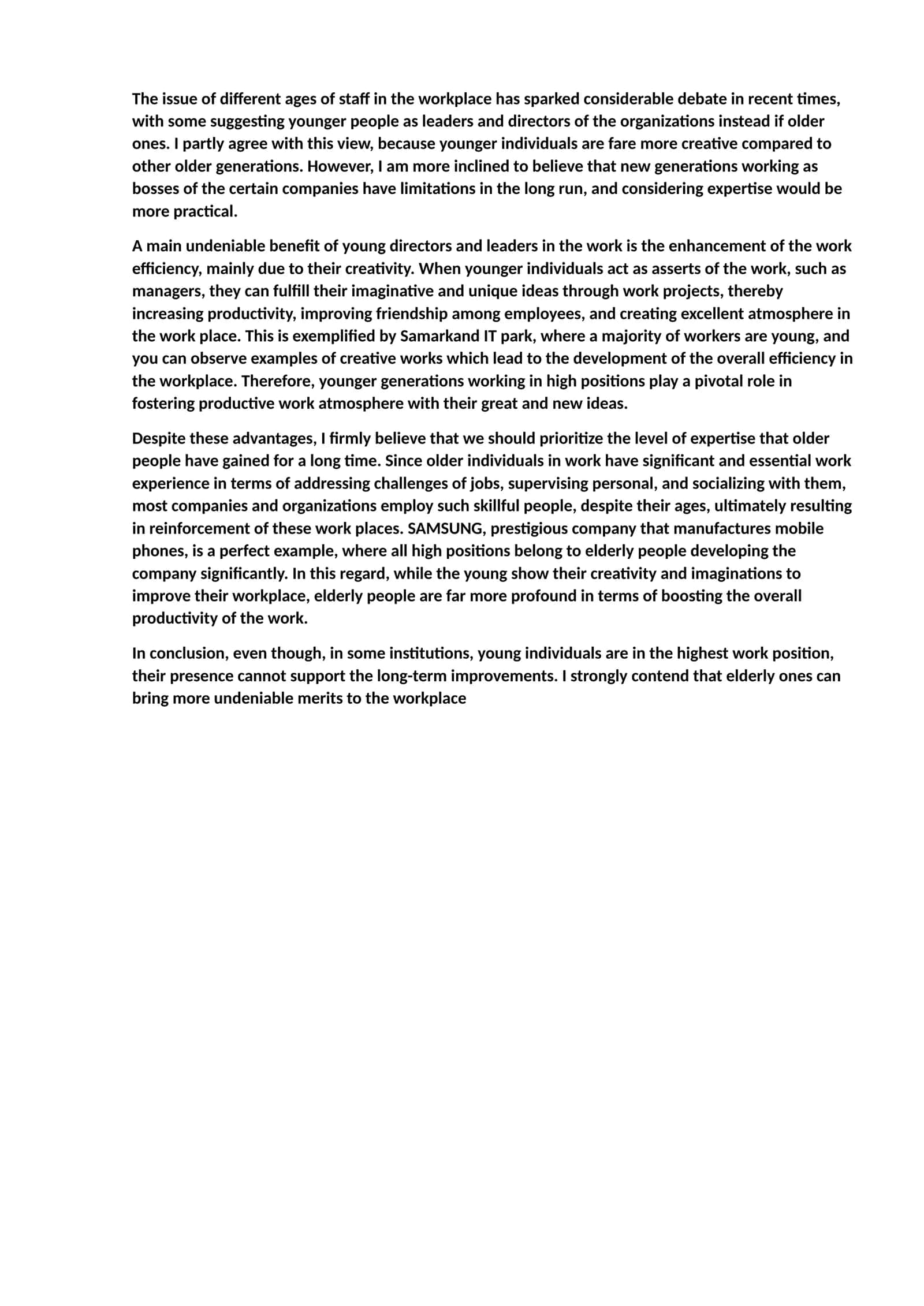 The Role of Young Directors in Organizations