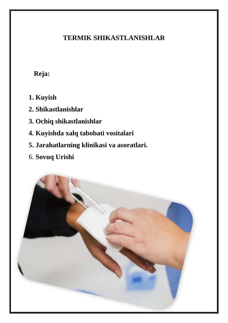 TERMIK SHIKASTLANISHLAR