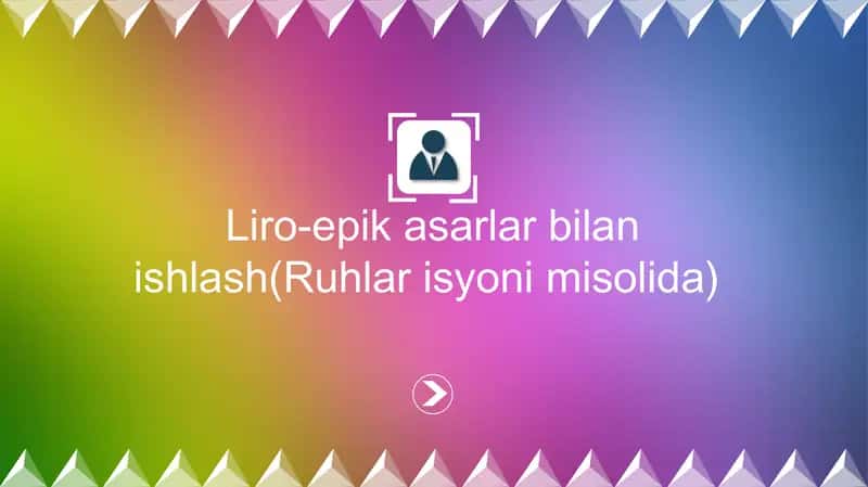 Liro-epikasarlarbilanishlash(Ruhlarisyonimisolida)