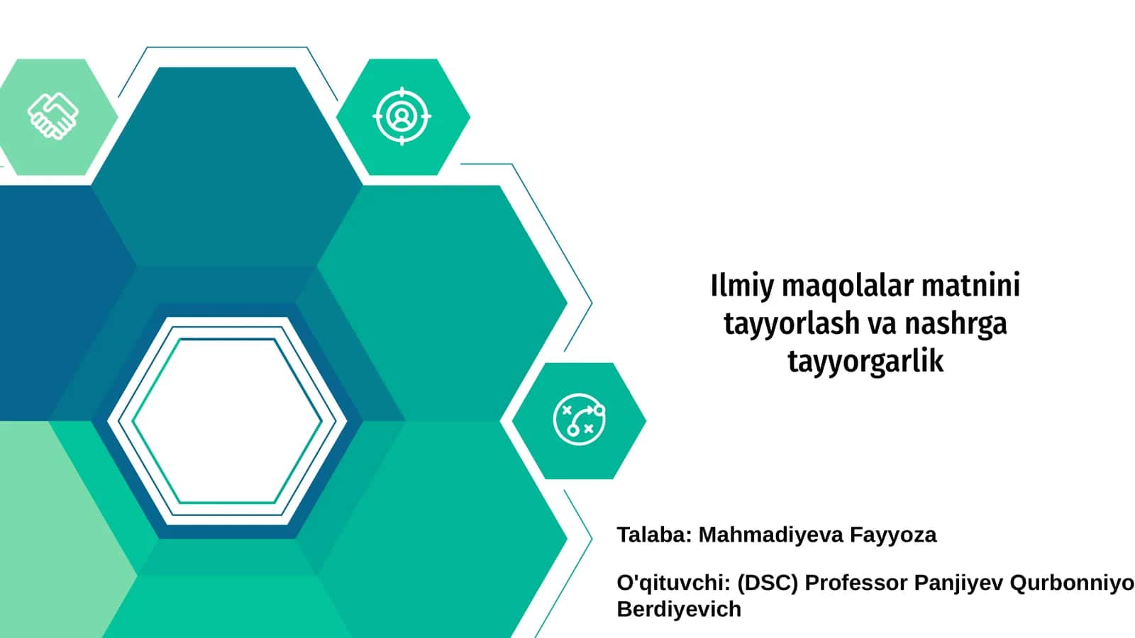 Ilmiy Maqolalar Matnini Tayyorlash va Nashrga Tayyorgarlik