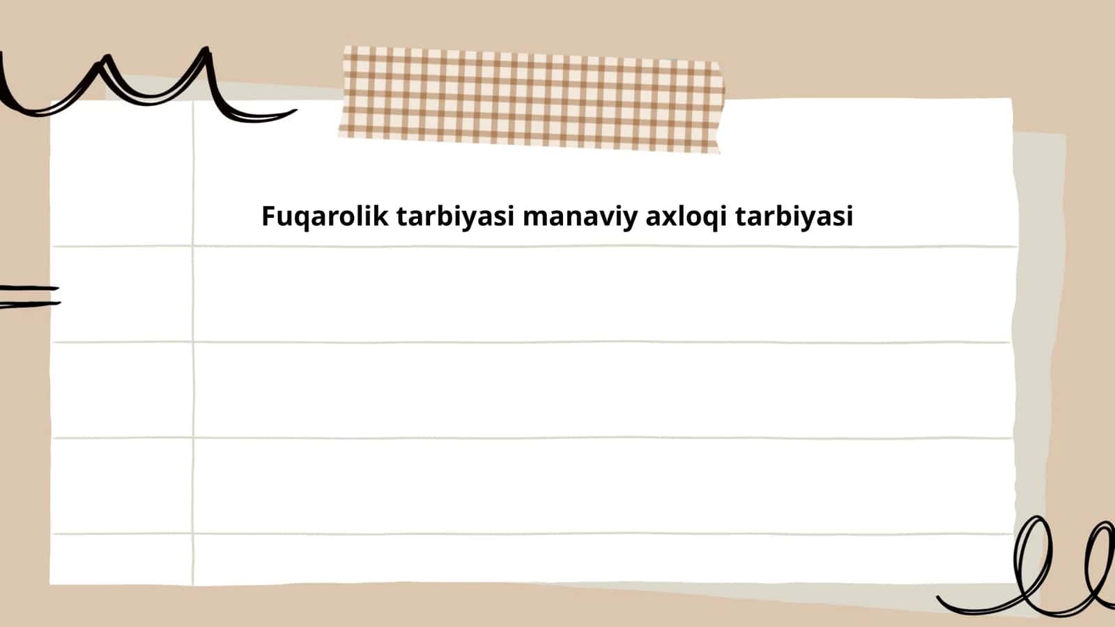 Fuqarolik tarbiyasi manaviy axloqi tarbiyasi