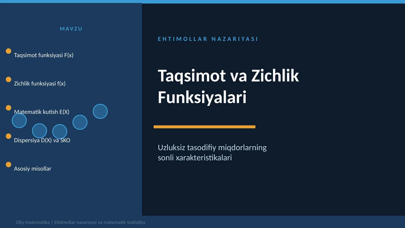 EHTIMOLLAR NAZARIYASI