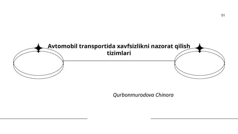 Avtomobil transportida xavfsizlikni nazorat qilish tizimlari