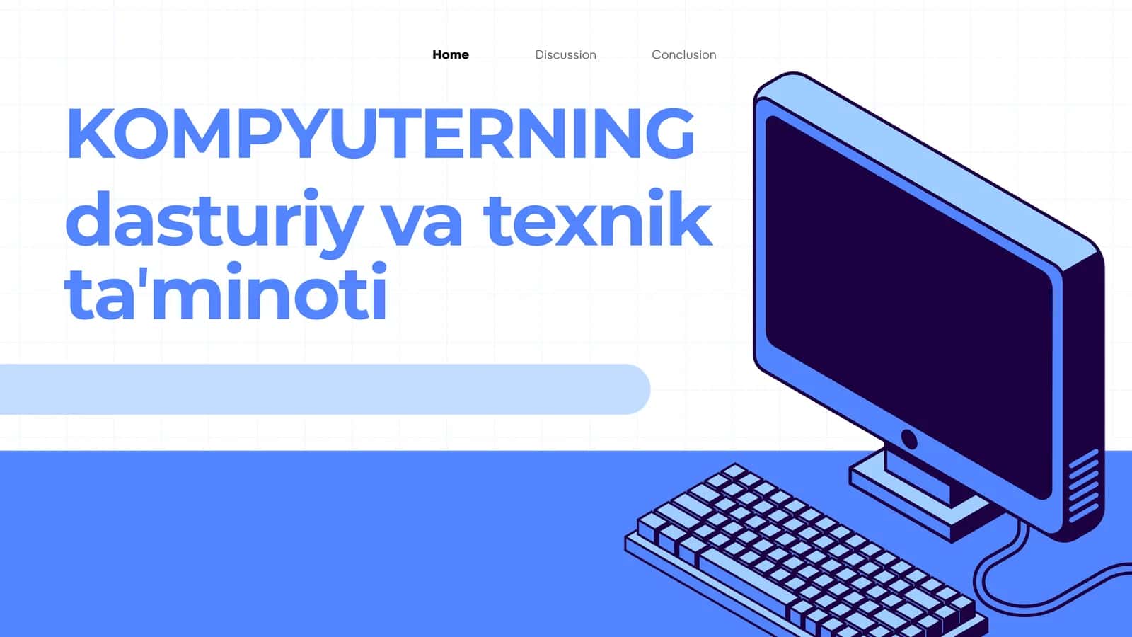 Kompyuterning dasturiy va texnik ta'minoti