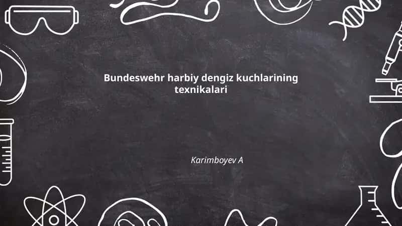 Bundeswehr harbiy dengiz kuchlarining texnikalari