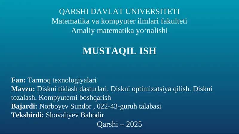 Diskni tiklash dasturlari
