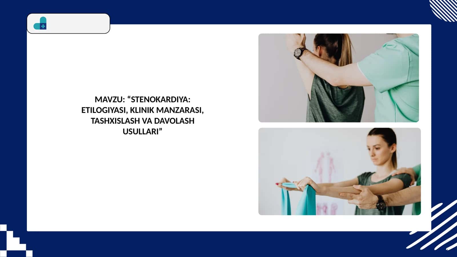 STENOKARDIYA: ETIOLOGIYASI, KLINIK MANZARASI, TASHXISLASH VA DAVOLASH USULLARI