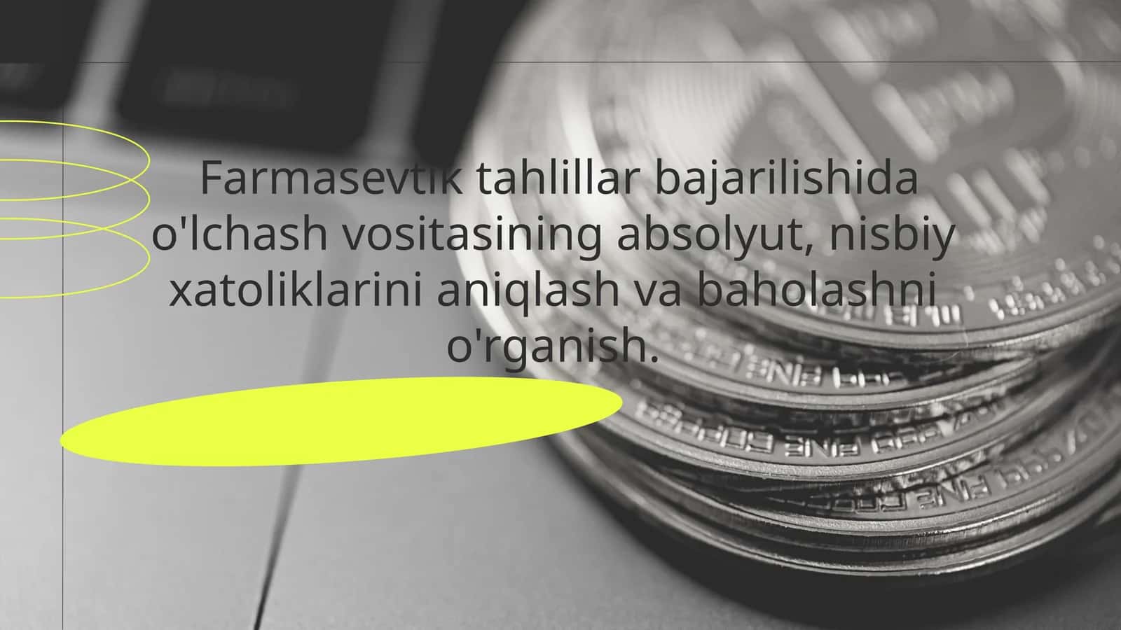 Farmasevtik tahlillar bajarilishi