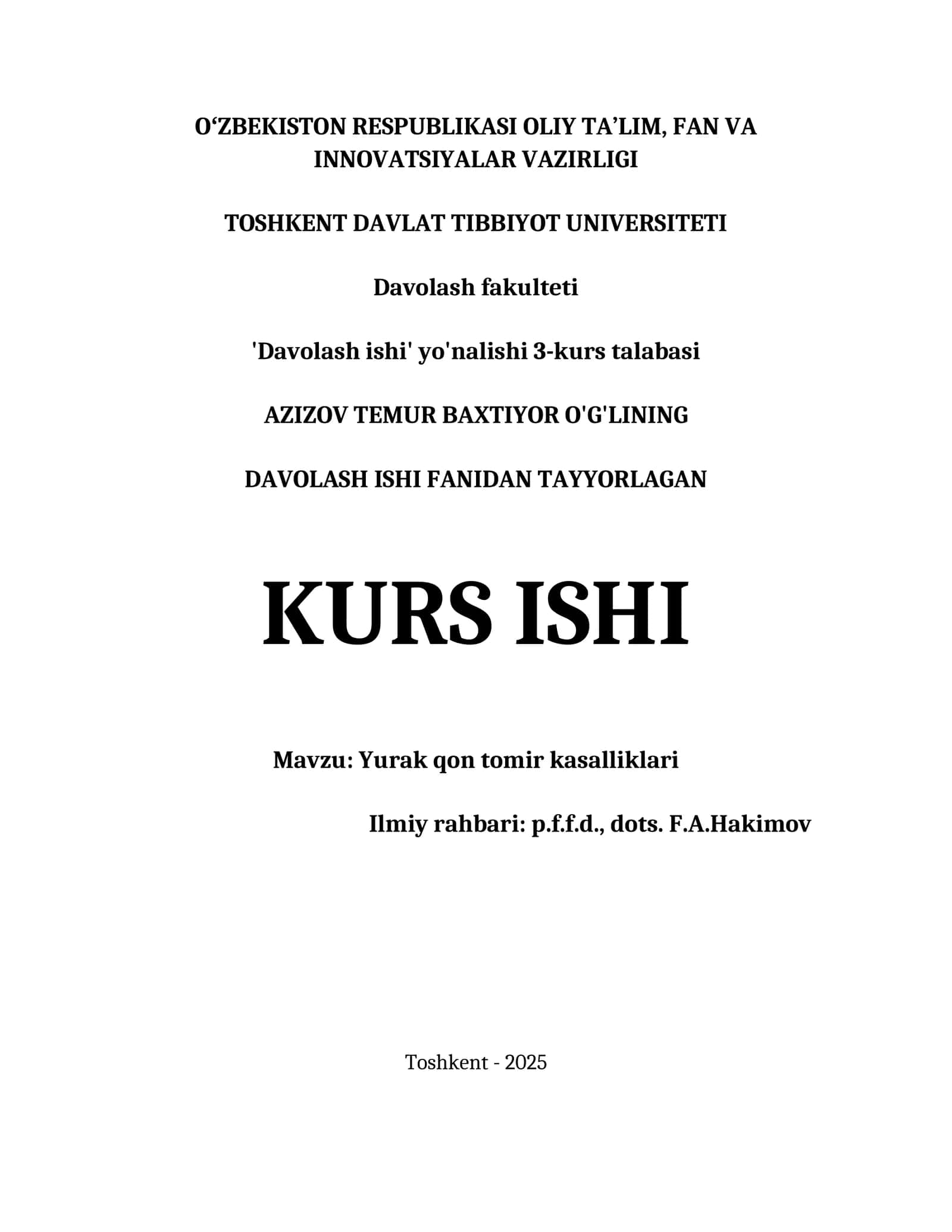 Jigar kasalliklari
