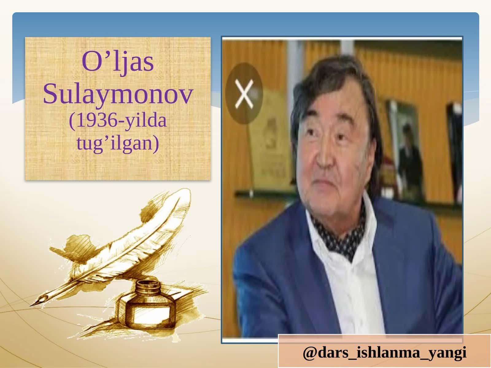 O’lmas Sulaymonovning hayot va faoliyati