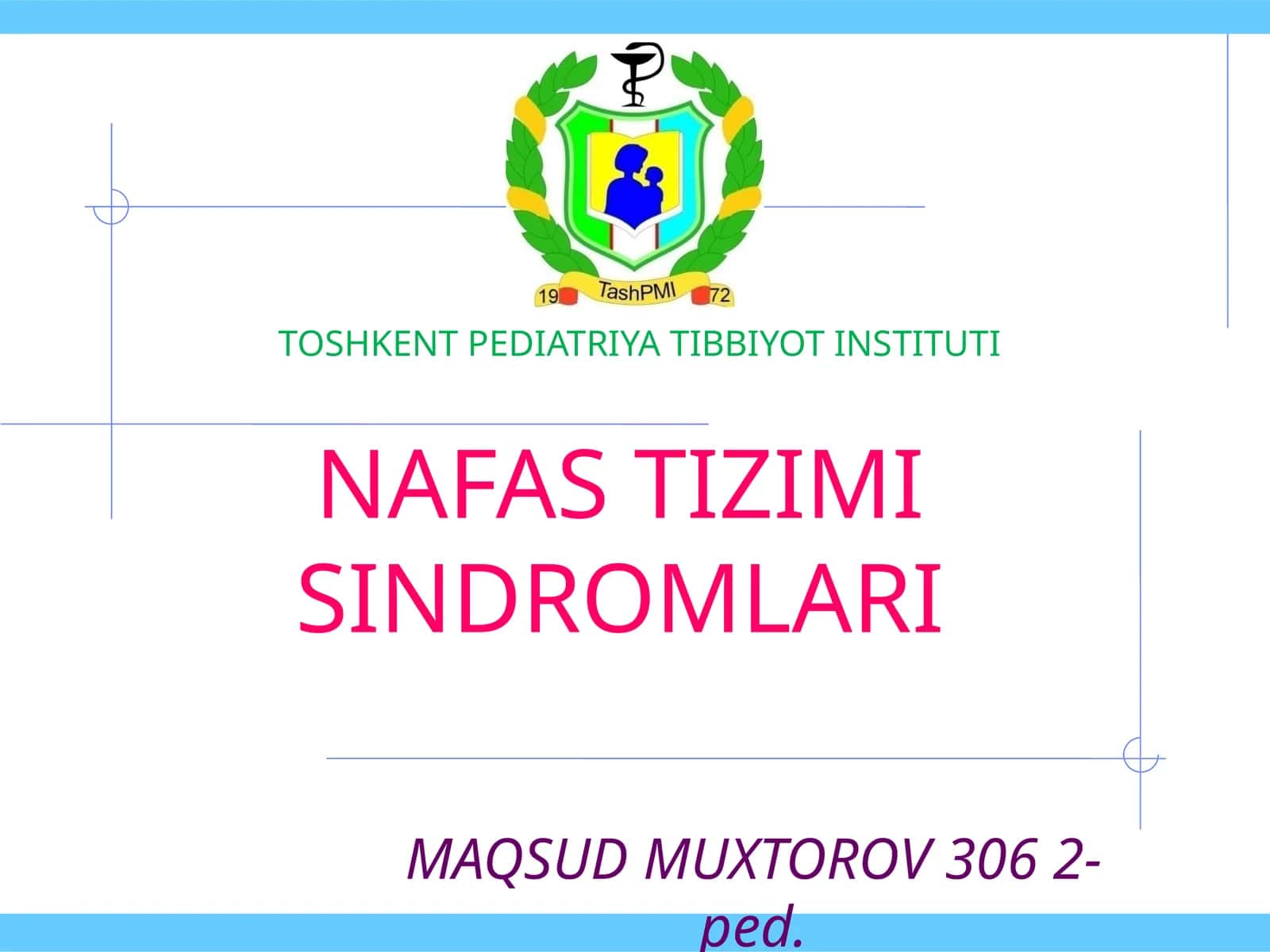 Nafas tizimi sindromlari